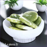Serpentine Verte en galet plat - Pierre Lâcher prise