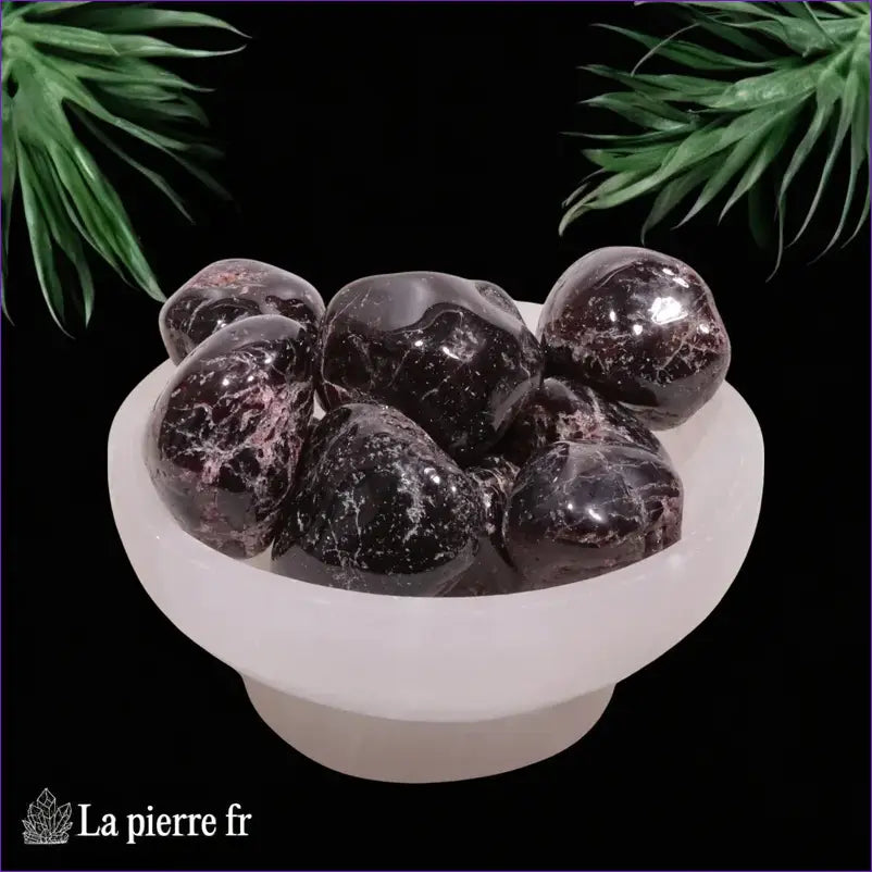 Grenat Rouge (Brésil/Madagascar) - Lot de 2 Pierres Roulées (2-3cm) minéraux