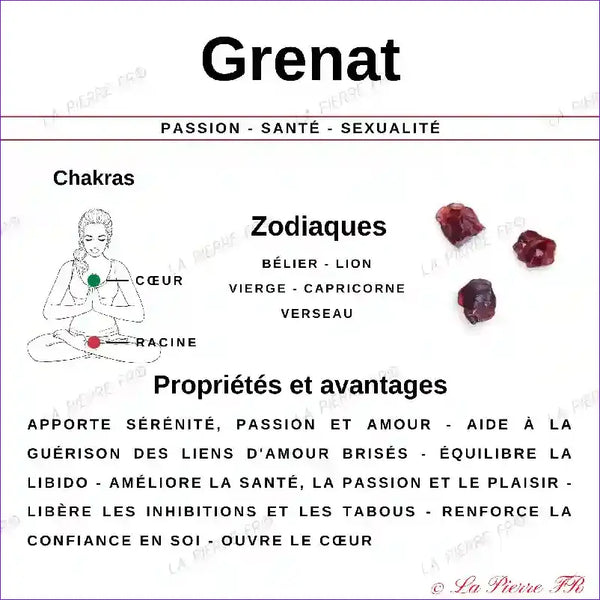 Grenat Rouge (Brésil/Madagascar) - Lot de 2 Pierres Roulées (2-3cm) minéraux