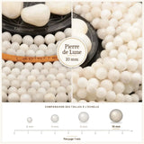 Grosses perles Pierre de Lune 10 mm, Qualité AAA
