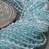 Grosses perles Topaze Bleue de Synthèse 10 mm