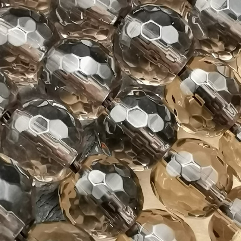 Perles de quartz fumé en 6, 8 et 10 mm