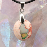 Pendentif Opale Multicolore du Mexique (Prisme)