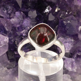 Bague Opale Noire d'Éthiopie en argent (Éclipse)