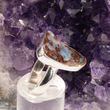 Bague Opale Boulder d'Australie en argent (Aurore)
