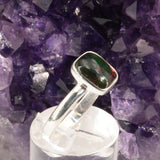 Bague Opale Noire d'Éthiopie en argent (Étincelle)