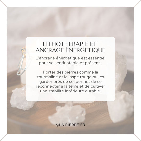 Carte décrivant les pierres d’ancrage énergétique