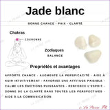 Jade Blanc: Perles en pierre naturelle 6mm (Heishi) – Fil de 36cm perle