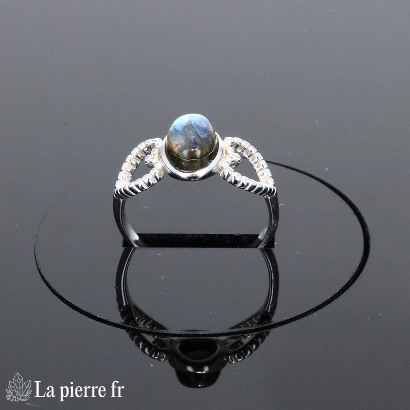 Bague femme La Pierre Fr modèle (Coeur Céleste) design coeur moderne