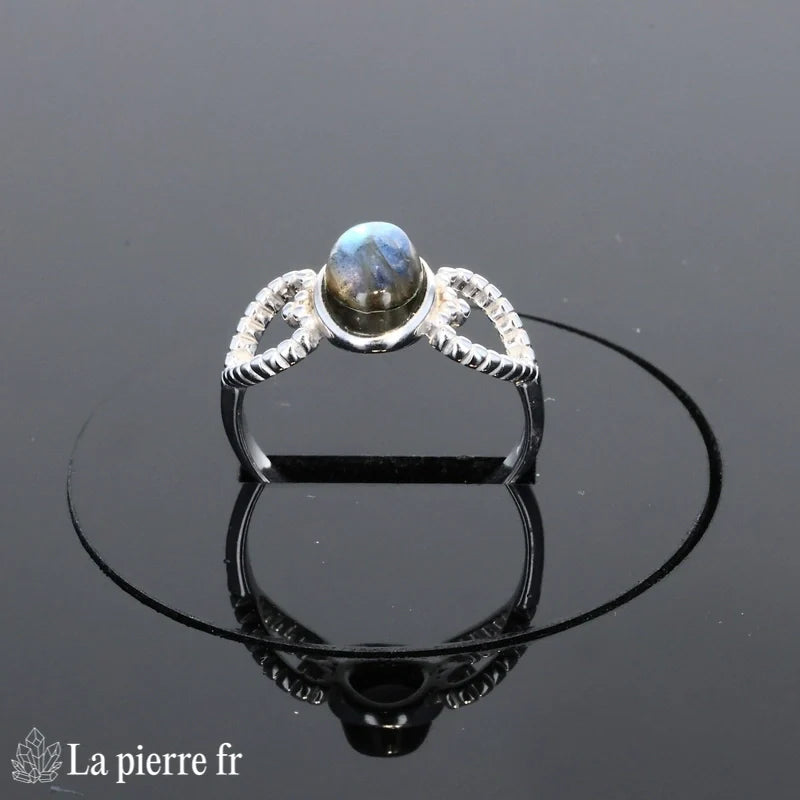 Bague femme La Pierre Fr modèle (Coeur Céleste) design coeur moderne
