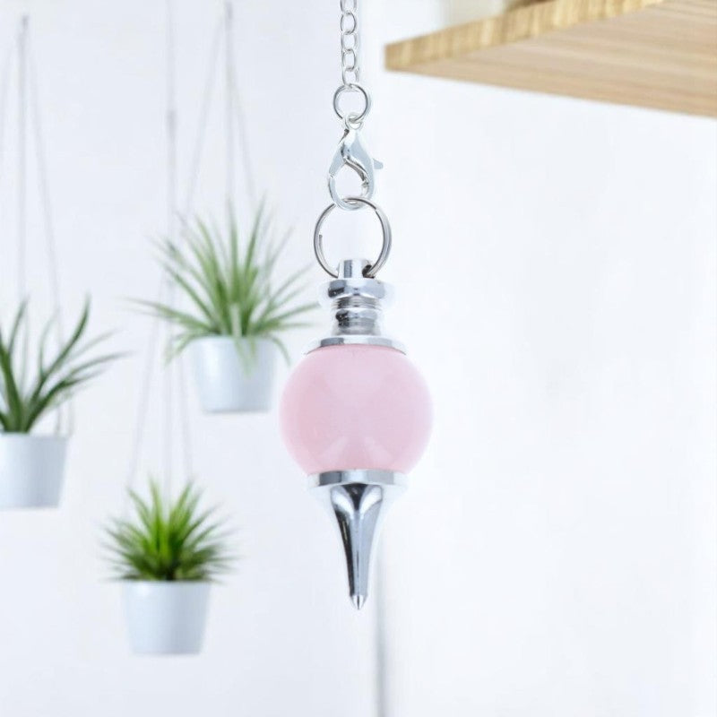 Outil d'harmonie - Pendule Séphoroton (Quartz Rose) sélection La Pierre Fr