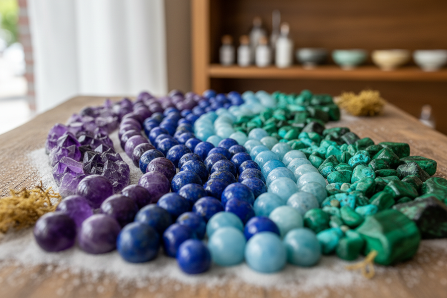 Variétés de pierres naturelles montrant la qualité à travers la profondeur de leur couleur – La Pierre FR