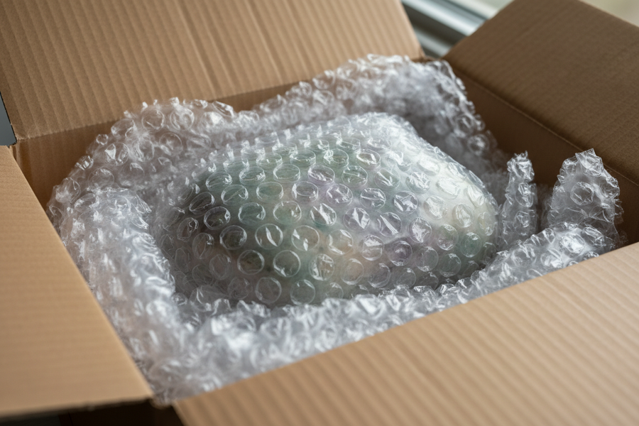 Emballage soigné des pierres naturelles pour l’expédition – La Pierre FR