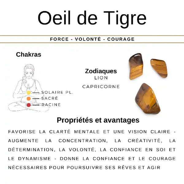 vertus du bracelet cuir et oeil de tigre
