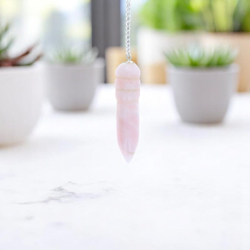Pendule Égyptien (Quartz Rose) sélection La Pierre Fr