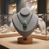 Pendentif goutte en pierre Agate Indienne 