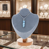 Pendentif Pointe Agate Mousse 