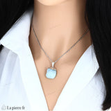 Coller perre naturelle Opale des andes Pendentf perre naturelle Coller perre naturelle Opale des andes Pendentf perre naturelle