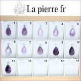 Pendentif en améthyste avec bélière en argent