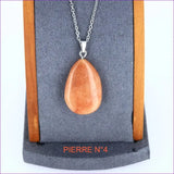 Pendentif Aventurine orange | Pendentif pierre naturelle - La Pierre FR
