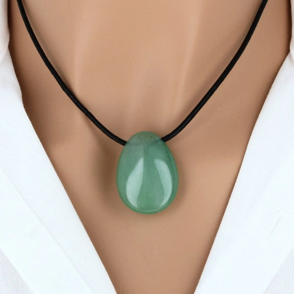 pendentif aventurine verte naturelle