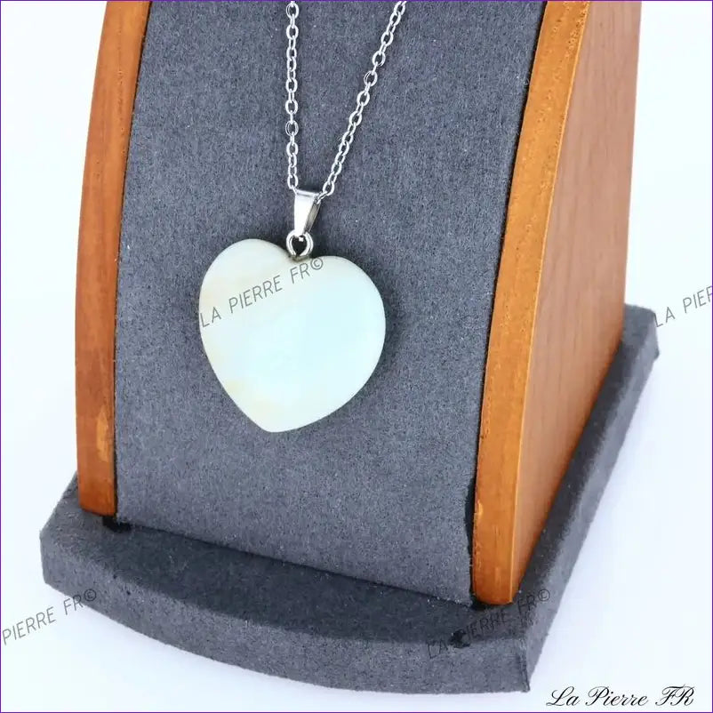 Pendentif AMAZONITE de Madagascar | Pendentif pierre naturelle - La Pierre FR