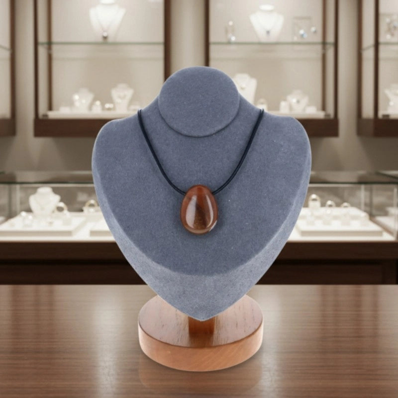 collier cornaline orange rouge translucide