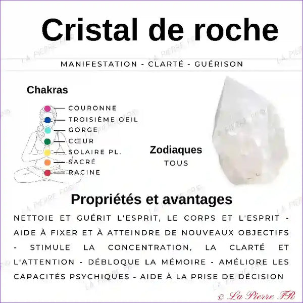 Vertus du Cristal de roche