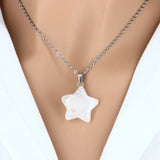 Pendentif Étoile en Cristal de Roche