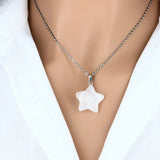 Pendentif Étoile en Cristal de Roche