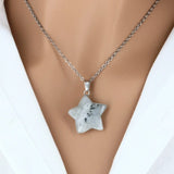 Pendentif Étoile en pierre Labradorite