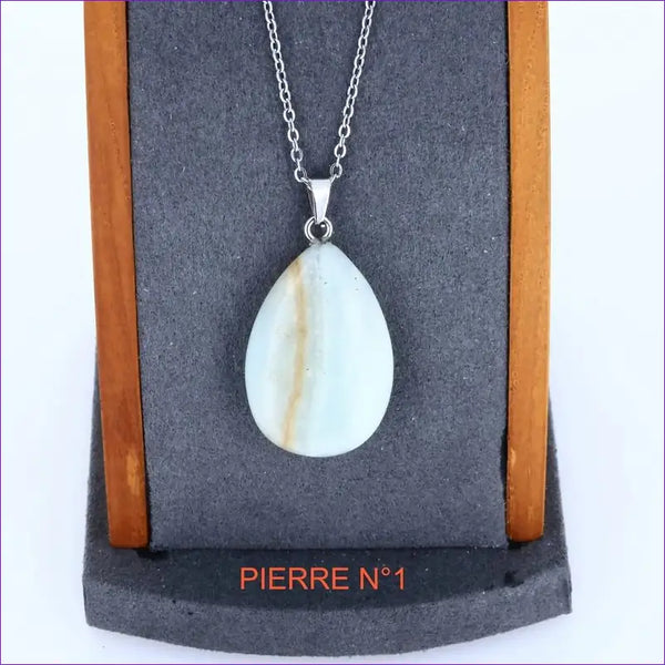 Pendentif Jade vert | Pendentif pierre naturelle - La Pierre FR