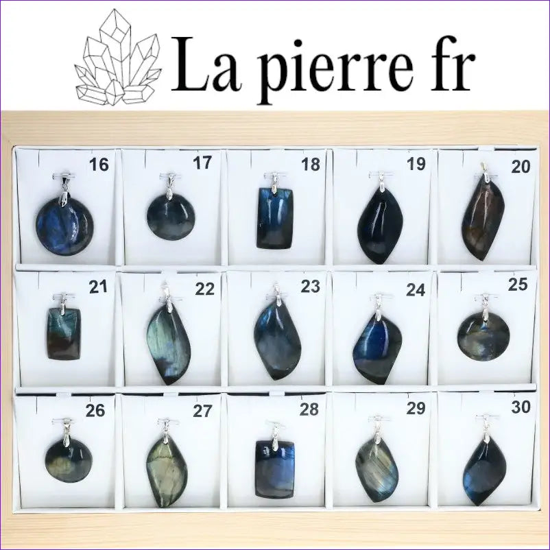 Pendentif Labradorite Naturelle de Madagascar Argent 925 pendentif labradorite