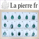 Collier avec Pendentif en pierre de Malachite véritable - La Pierre Fr