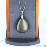 Pendentif Obsidienne Dorée du Mexique - La Pierre FR
