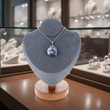 Pendentif Pierre Brute Cordiérite 