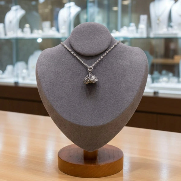 bijou météorite brute pierre extraterrestre métal naturel