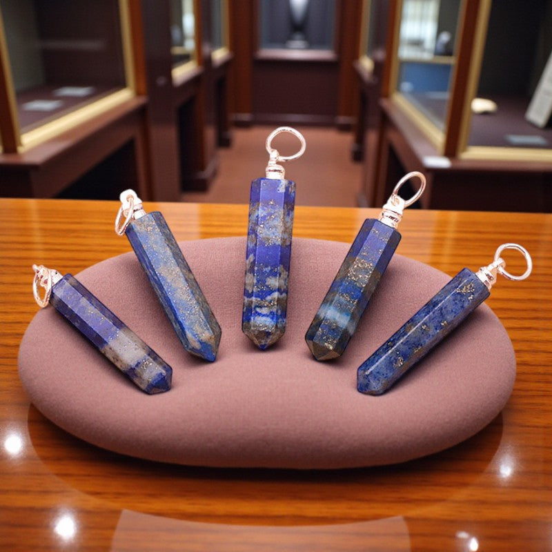 Pointe de Lapis-Lazuli en pendentif – bijou en pierre naturelle