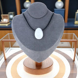 Pendentif Pierre Percée Cristal de Roche 