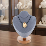 Pendentif Pierre Percée Jaspe Paysage 