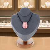 Pendentif Pierre Percée Thulite 