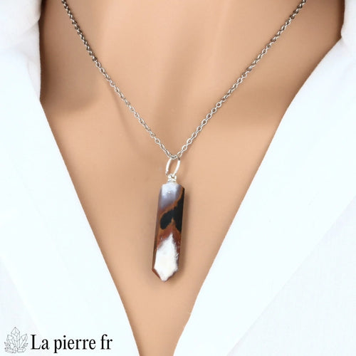 Pendentif Pointe Sardonyx " courage chaleureux & détermination intérieure "
