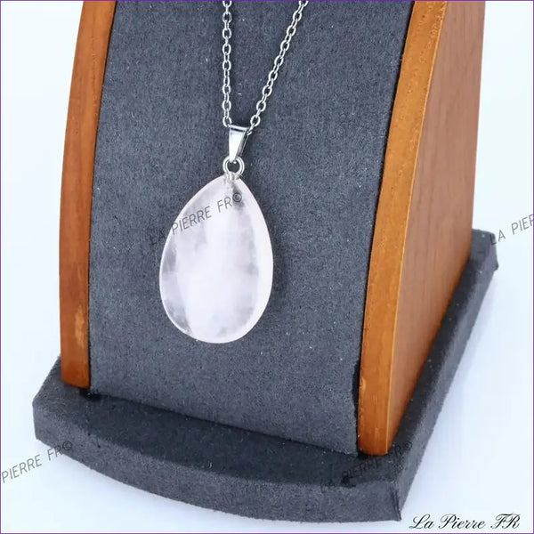 Pendentif Quartz Rose | Pendentif pierre naturelle - La Pierre FR