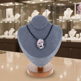 Pendentif goutte en pierre Rhodonite 