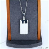 Pendentif en sélénite pour les signes Gémeaux, Cancer, Taureau