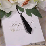 Pendentif pointe en Shungite naturel - La Pierre FR