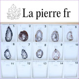 Pendentif Tranche de Géode et Cristal de Roche - Amplification Énergétique