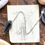 Pendule Goutte en Fluorite - pierre naturelle