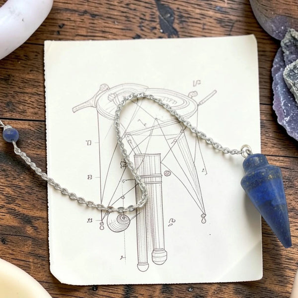 Pendule de guérison en lapis lazuli