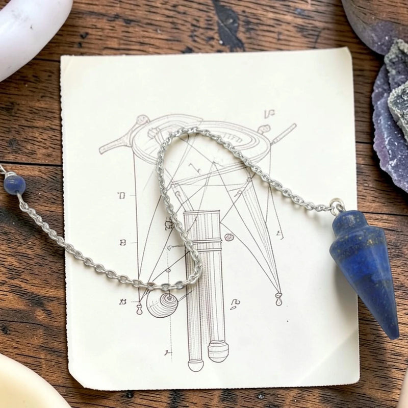 Pendule de guérison en lapis lazuli